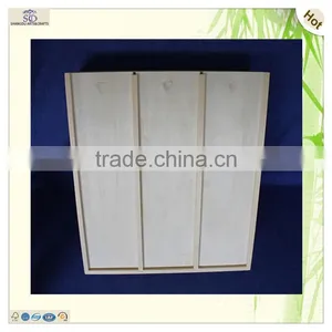 Wholesale Fsc Certified Natural Dividers Pine Wood Wine Boxes thumbnail-1