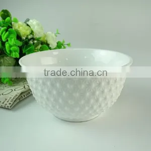Wholesale Stock Porcelain Chafing Dish White Salad Bowl thumbnail-1