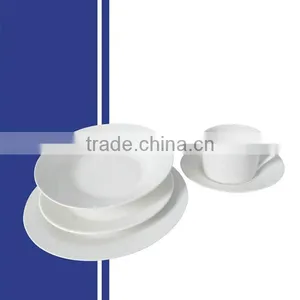 White Royal Porcelain 20pcs Dinnerware Set thumbnail-1
