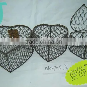 Rusty Iron Metal Wire Fashionable Gift Jewelry Box thumbnail-1
