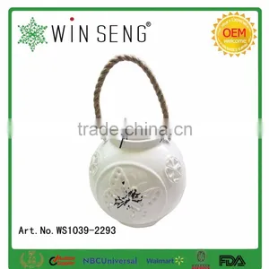 Home Decoration Ceramic Candle Holder thumbnail-1