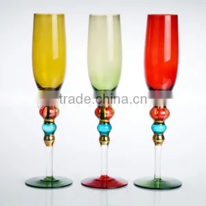 Hand Painted Colorful Christmas Champagne Flutes Set Dinner Set,royal Dinner Set thumbnail-1