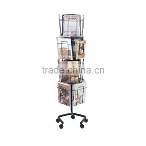 A4 Pocket Rotating Floor Standing Display Unit thumbnail-1