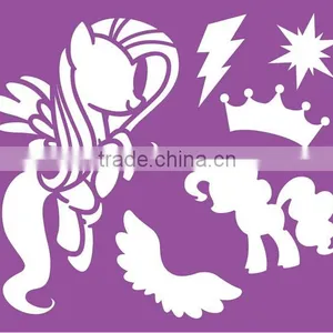 Beautiful Multi-patterned Plastic Drawing Stencil Designs Patterns thumbnail-3