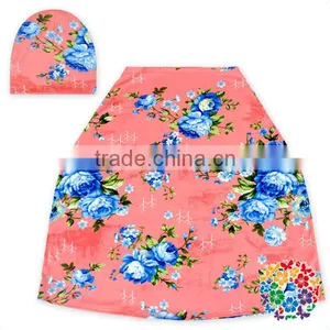 Wholesale Breathable Nursing Cover Baby Car Seat Canopy Washable Flower Car Seat Cover thumbnail-3