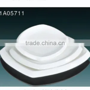 2014 Hot Sale White Square Ceramic Dinner Plate thumbnail-1