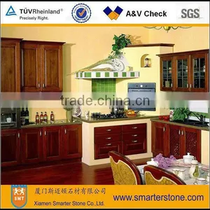 Red Kitchen Cabinets Design thumbnail-1