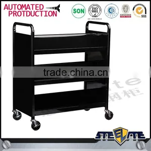 3 Tier Library Book Trolley/ Mobile Library Trolley thumbnail-5
