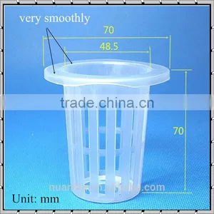 2 Inches Diameter Garden Plants Hydroponic Garden System Net Pot PP Mesh Cup thumbnail-1