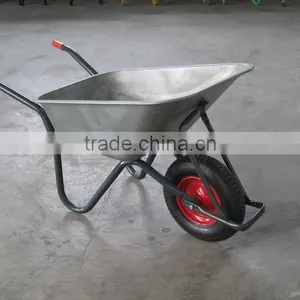 China Building Tool Europe Plastic Handcart Heavy Duty Wheelbarrow thumbnail-1