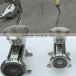 32# Hot Sell Manual Meat Grinder/ Stainless Steel Meat Mincer thumbnail-1