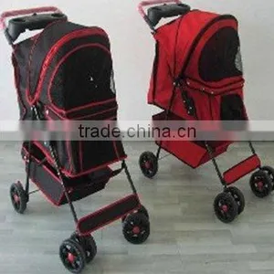 Pet Stroller Cat / Dog Easy Walk Folding Travel Carrier Carriage thumbnail-1