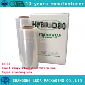 Factory Wholesale Anti Tear Transparent LLDPE Plastic Packaging Stretch Film thumbnail-4