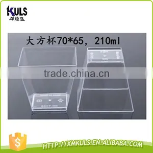 Food Grade Disposable Dessert Ice Cream Container Plastic Cup Square Round Special Shape Dessert Cups thumbnail-4
