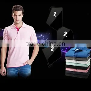 2016 Men Polo Shirt Short Sleeve Shirt thumbnail-1