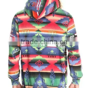 Wholesale Aztec Print Mens Pullover 100 Polyester Hoodie thumbnail-6