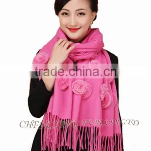 CX-B-P-36B Women 2015 New Hot Fashion Pashmina Scarf With Tassel thumbnail-2