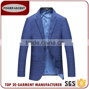Oem Design Blue Custom Blazer Men Casual Latest Suits Jacket In Fashion thumbnail-3