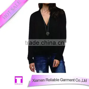 Fashion Long Sleeve Chiffon Blouse Pictures of Blouses for Girls thumbnail-1