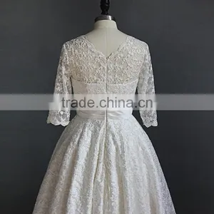 White A Line Wedding Dress 2017 thumbnail-4