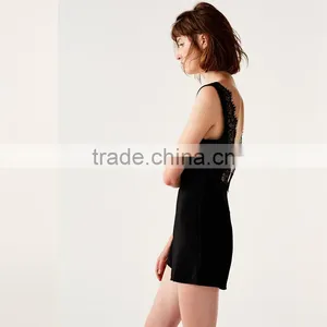 2017 Sexy Deep V-neck in Back and Front , Women Lace Back Jumpsuit thumbnail-3