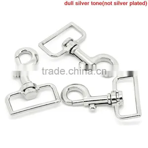 Lobster Swivel Clasps For Key Ring Silver Tone 6.8x4.6cm,5PCs,Customize thumbnail-1