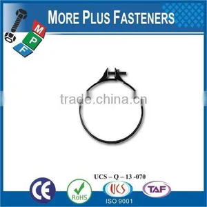 Made in Taiwan Stainless Steel Thin Hose Clamp Flexible Hose Clamp Round Hose Clamp thumbnail-6