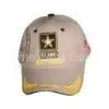 Grey Cotton Twill Washed Military Baseball Caps With Five-Pointed Star Embroidery thumbnail-1