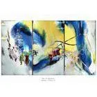 Handcrafted Decorative Glass Wall Panels With 13mm Thickness For Window thumbnail-1