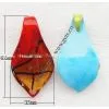 Venetian Glass Heart Pendants thumbnail-1