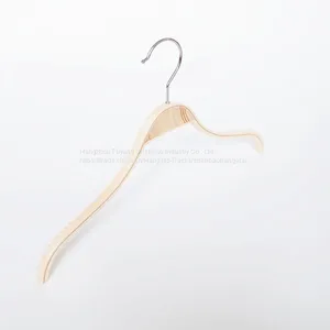 Flat Body Laminated Coat Hanger With Anti-slip Bar for Men Clothes thumbnail-3
