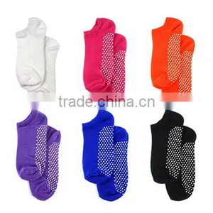 YXS74 High Quality Yoga Grip Socks/Custom Grip Trampoline Socks thumbnail-2