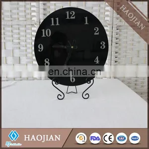 Sublimation White Coating Blank Tempered Glass Clock Face thumbnail-1