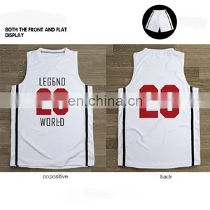 Team Usa New Design Reversible Basketball Suit Uniform Jersey thumbnail-4