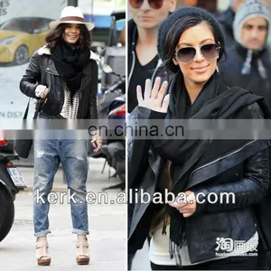 Fashion Plain Design Scarf and Shawl, Stock 40 Colors Wholesale Price,Material:Cashmere+ Viscose thumbnail-1