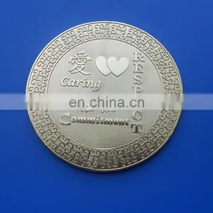 Souvenir Gold Metal Medal Coin For Happy Birthday Gifts - Best Wishes Challenge Coin thumbnail-4
