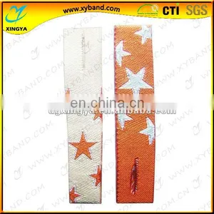 Laser Pore Woven Zipper Head Puller With Star thumbnail-1