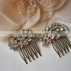 2013 Newest Fashion Alloy Rhinestone Bridal Hair Comb thumbnail-1
