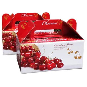 China Custom Foldable B Flute Corrugated Paper Boxes for Fruits Packaging thumbnail-3