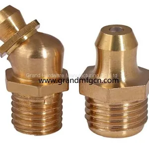 M8X1.5 M10X1.5 M12X1.5 M16X1.5 Brass Grease Nipple thumbnail-1