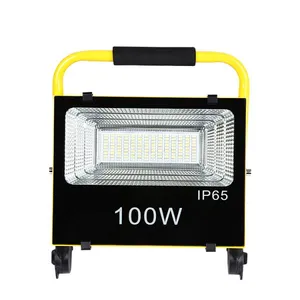 Yellow Floodlight Portable Solar Floodlight thumbnail-1
