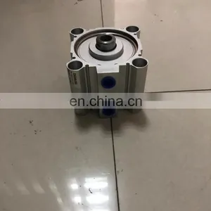 SMC Double Efecto Compact Air Cylinder CDQ2A80-25DZ Diameter 80mm Stroke 25mm thumbnail-1