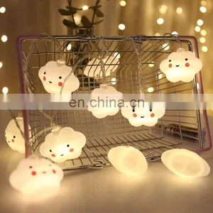 Lovely Smiling Cloud Style 10 Lights Kids Battery String Lights thumbnail-2