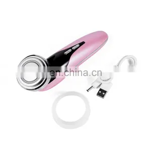 Factory Cheapest 5 in 1 Ultrasonic Rf Ems Led Beauty Machine Personal Care Facial Instrument for Women thumbnail-6