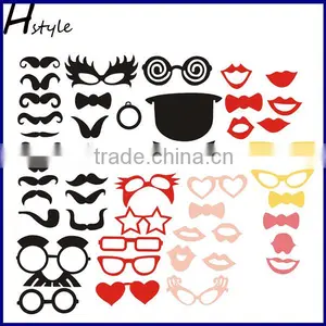 50PCS Photo Booth Props Mustache Lip On A Stick Wedding Christmas Party PFB0007 thumbnail-1