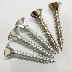 Flat Head Ribs Under Head Cement Board Screws Phil Black Whit Drywall Screws With Nibs thumbnail-1