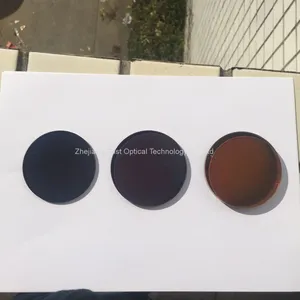 Semi Finished Polycarbonate Blue Light UV420 Photogrey Lenses thumbnail-2
