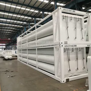 Large Capacity 12 Tubes 9200Nm3 CNG Tube Trailer for Gas Transporting in Medium or Long Distance. thumbnail-5