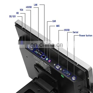 OSCAN-1500 15inch Window7 True Flat Touch Screen All In One Cash Register/POS Terminal/system Pos thumbnail-3