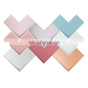 Heart-shaped Colorful Bathroom Entrance Background Wall Shaped Tiles thumbnail-5